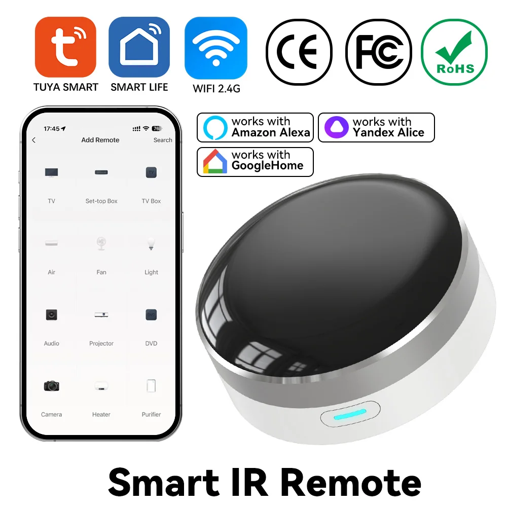 Ir Blaster Universal - YFK Controle Remoto Universal WiFi Smart