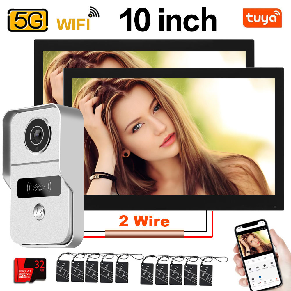 Monitor Touchscreen Tuya 1080P - Smart Doorbell Wired avaliação e preço
