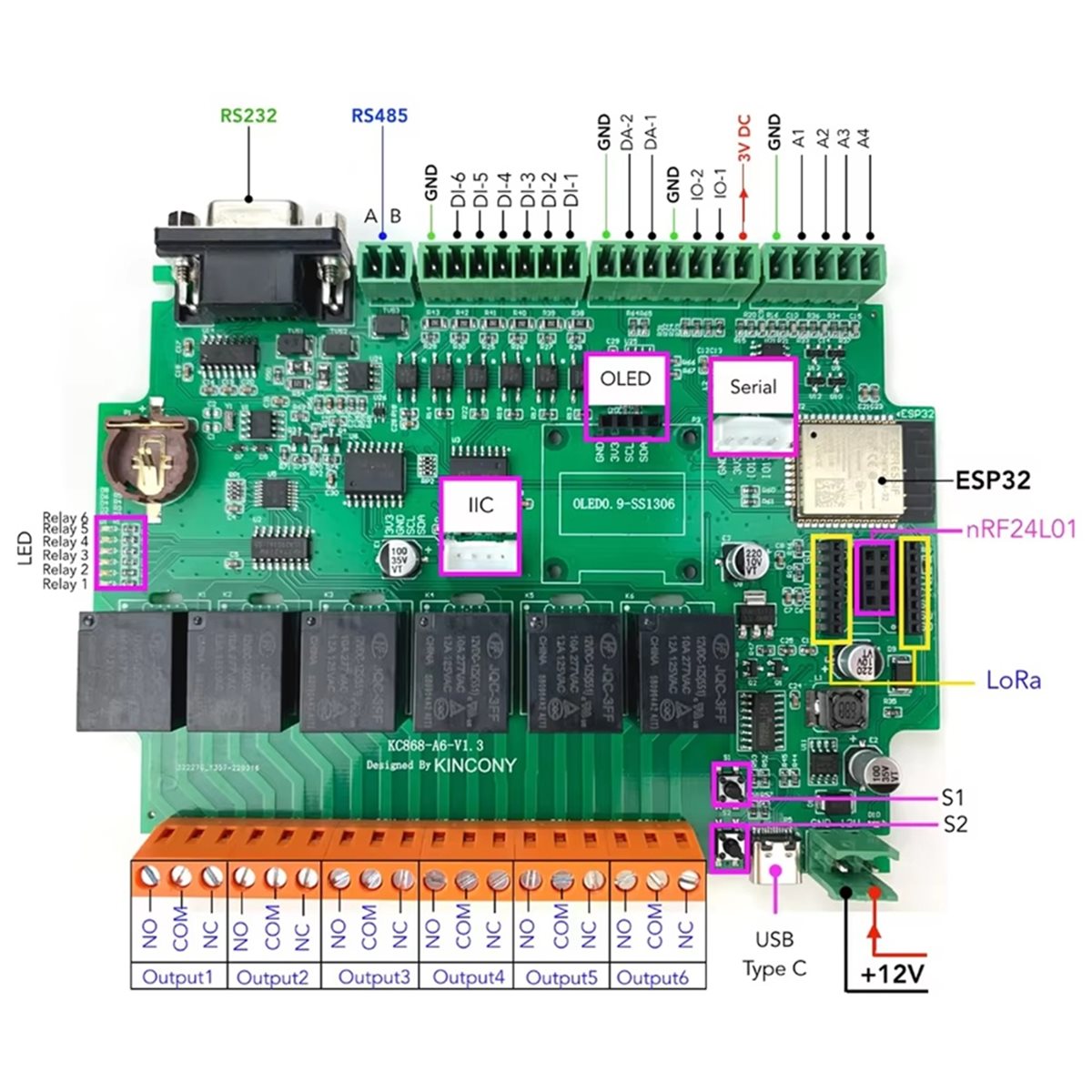 Placa de Desenvolvimento KC868 - Home Automation Systems Diy avaliação e preço