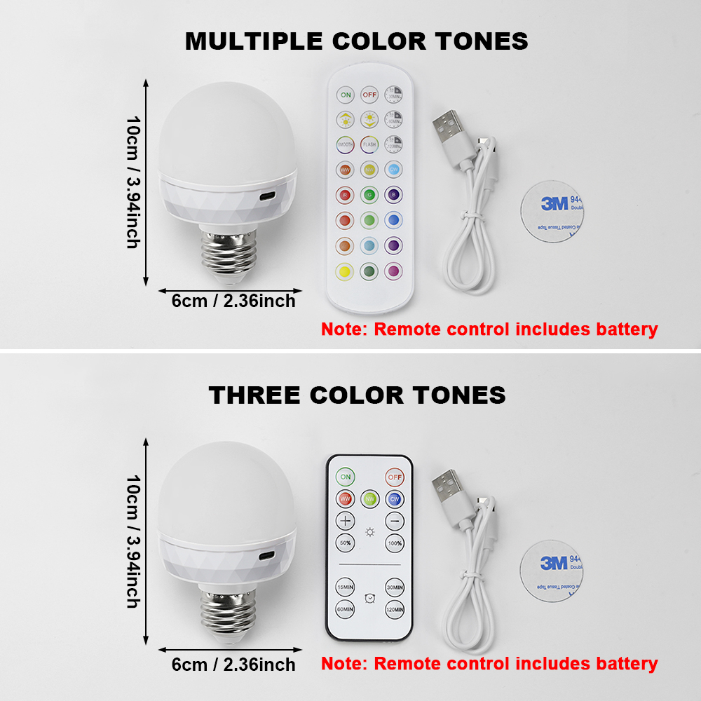 Lâmpada LED E27 RGB Recarregáv - Home Automation Industry avaliação e preço