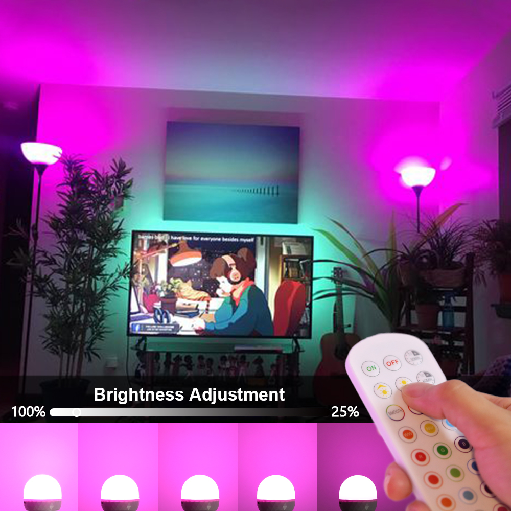 Lâmpada LED E27 RGB Recarregáv - Home Automation Industry avaliação e preço